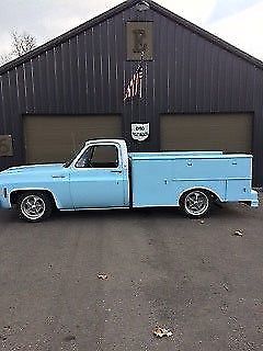 1973 chevy c10 squarebody slammed work truck pickup 1973 Chevrolet C-10