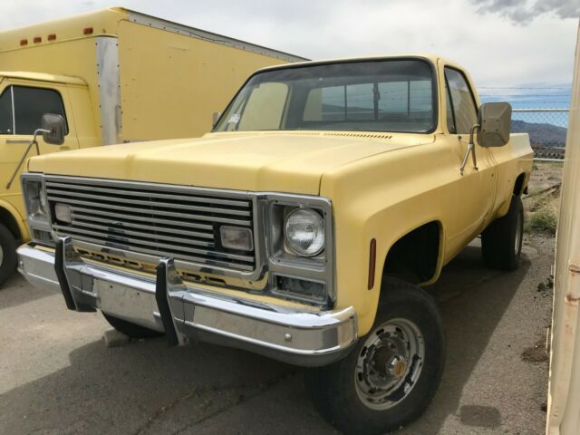 1973 Chevy C/K 2500 regular cab 4x4 long bed, 454ci. Factory A/C, 1973 Chevrolet C/K Pickup 2500