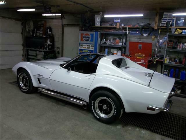 1973 chevy corvette 98,144 Miles whte 350 Manual NO RESERVE 1973 Chevrolet Corvette --