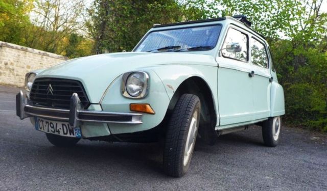 1973 Citroen Dyane convertible huge sunroof, similar 2CV 50mpg French Land Rover 1978 Citroën Dyane