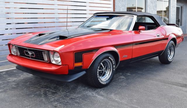 1973 Convertible 302 5.0 liter / 5 speed SHOW CAR / NEW INTERI0R 1973 Ford Mustang MACH 1 TRIBUTE