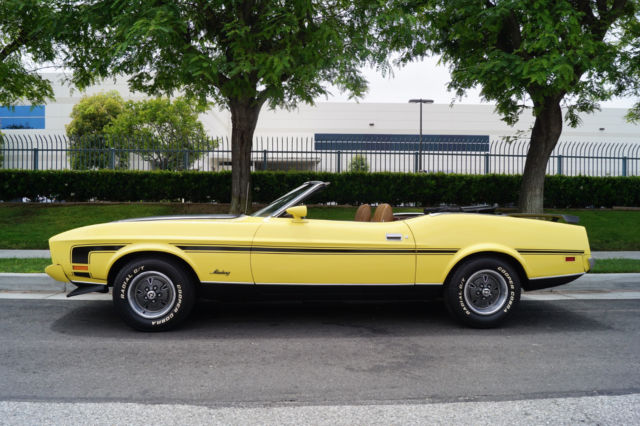 1973 Ford Mustang CONVERTIBLE - NASA/RAM AIR HOOD - photo 3
