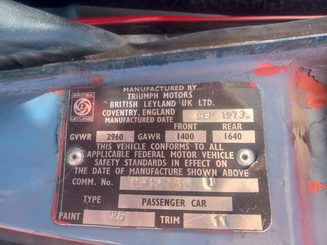 1973 Triumph TR-6 - photo 10
