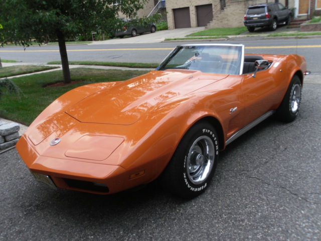 1973 Corvette Convertible 454 Big Block 4 Speed Manual Matching Numbers 1973 Chevrolet Corvette