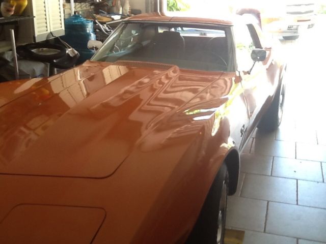 1973 Corvette Coupe NCRS Top Flight, 416 Medium Saddle / Leather, Orange 1973 Chevrolet Corvette Coupe