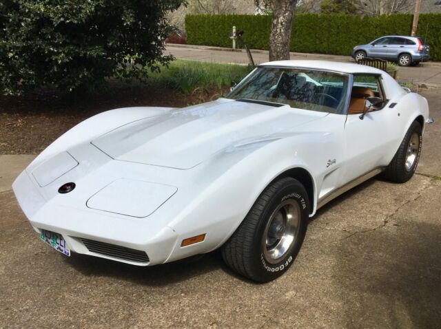 1973 Corvette, New Motor,Chrome metal rear factory bumpers 1973 Chevrolet Corvette New motor