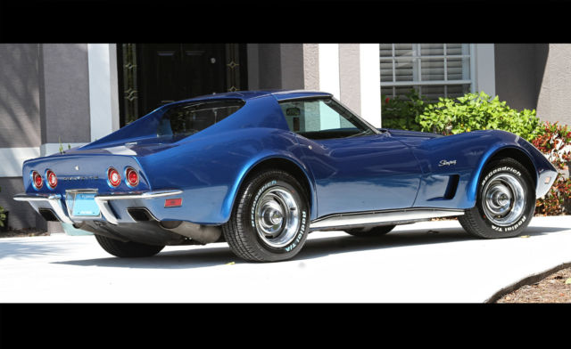 1973 Corvette Stingray Coupe. Blue. Stick Shift. Beautiful. 1973 Chevrolet Corvette Stingray