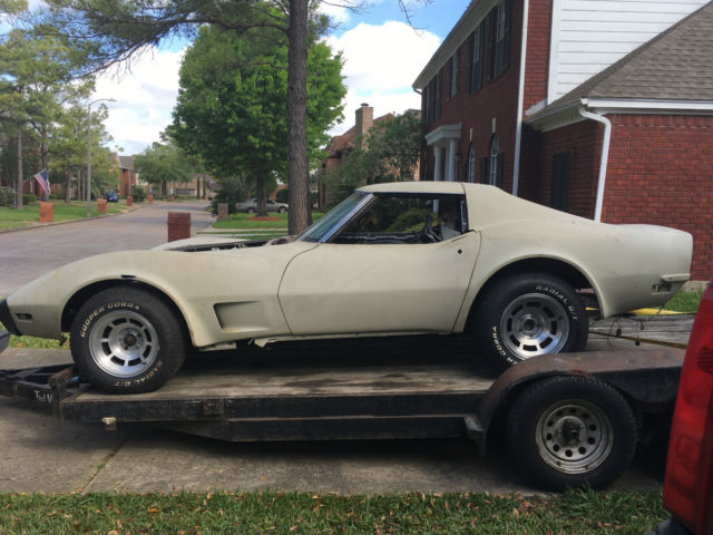 1973 CORVETTE, T-TOP CAR, READ,READ,READ, SOOOO MUCH $$$ ALREADY SPENT ON IT!!! 1973 Chevrolet Corvette T-TOP