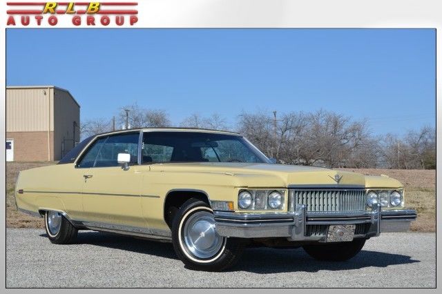 1973 Coupe DeVille One Owner 37,000 Miles One Of A Kind A Collector's Dream! 1973 Cadillac DeVille Coupe DeVille