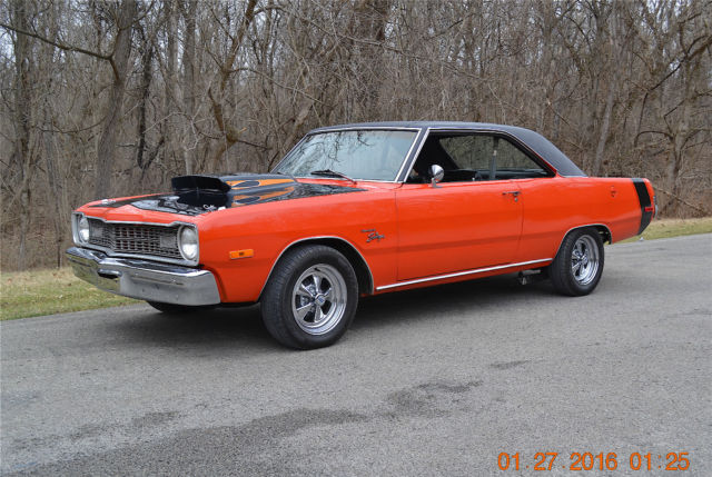 1973 DART SWINGER 360 MOTOR SUPER SOLID BEAUTIFUL HEMI ORANGE VERY SHARP NICE 1973 Dodge Dart SWINGER