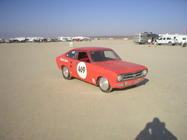 1973 Datsun 1200 Coupe B-110 Sunny 120Y Hanjin Dozo El Mirage Mojave Mile LSR 1973 Datsun 1200 Coupe