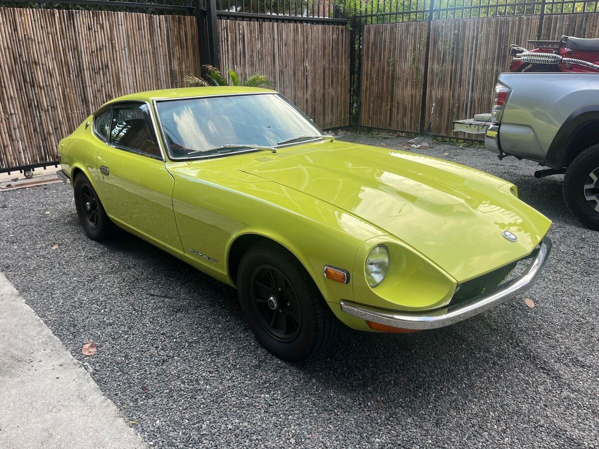 1973 Datsun 240Z Coupe Yellow RWD Manual 1973 Datsun 240Z