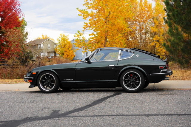 1973 Datsun 240Z, with awesome updates 1973 Datsun Z-Series perfect Marin Green paint and chrome