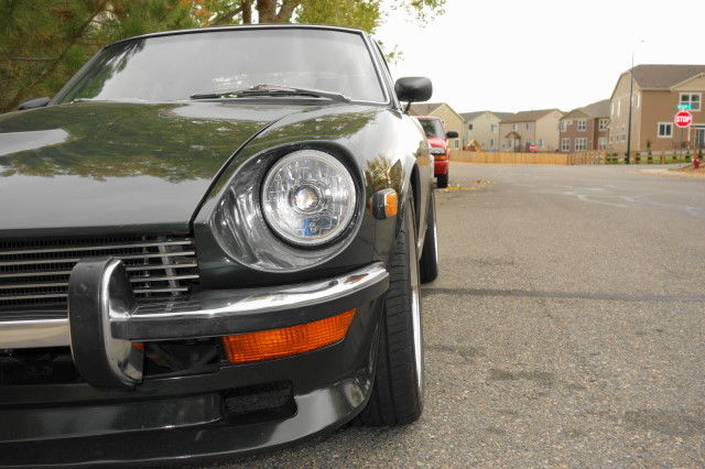 1973 Datsun Z-Series perfect Marin Green paint and chrome - photo 6