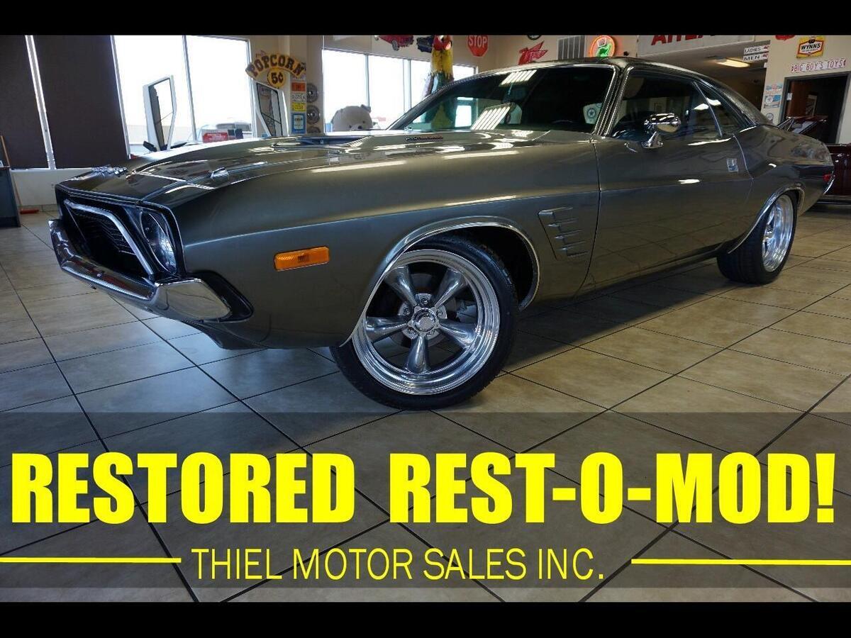 1973 Dodge Challenger Rallye 2DR RESTOMOD 340 V8 5-Speed 70 71 72 73 74 1973 Dodge Challenger Rallye 2-Door