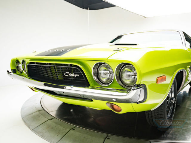 1973 Dodge Challenger RT Trim 440 V8 440 V8 Automatic Coupe Sassy Grass 1973 Dodge Challenger RT Trim 440 V8