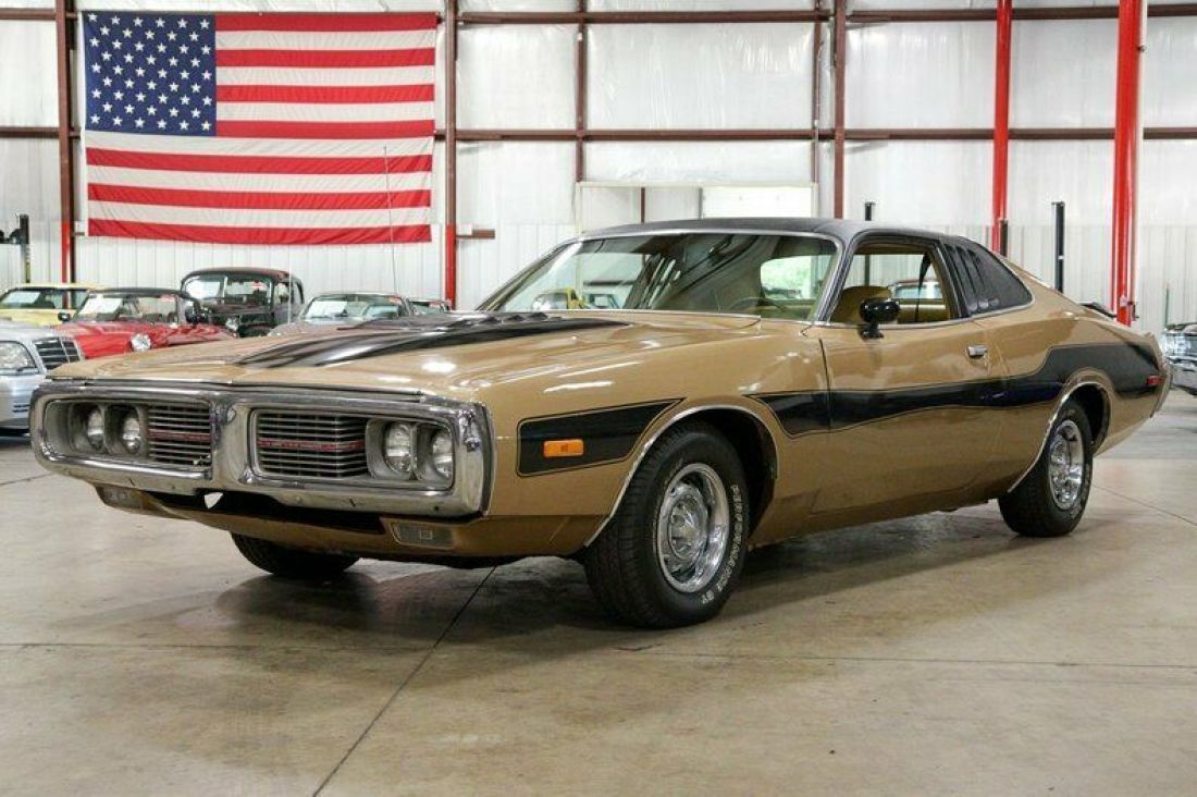 1973 Dodge Charger 24071 Miles Gold Coupe 440ci V8 Automatic 1973 Dodge Charger