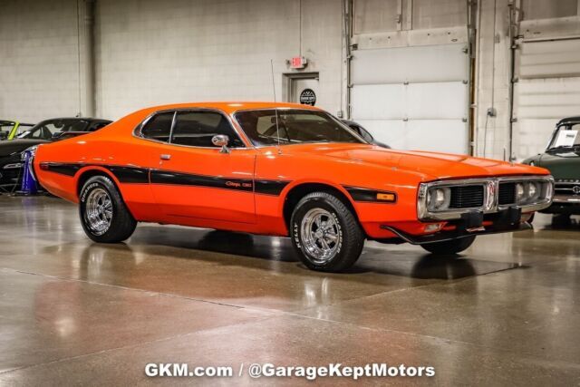 1973 Dodge Charger Orange Coupe 318 V8 19189 Miles 1973 Dodge Charger