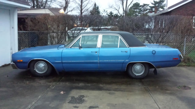1973 Dodge Dart Blue Custom 1973 Dodge Dart