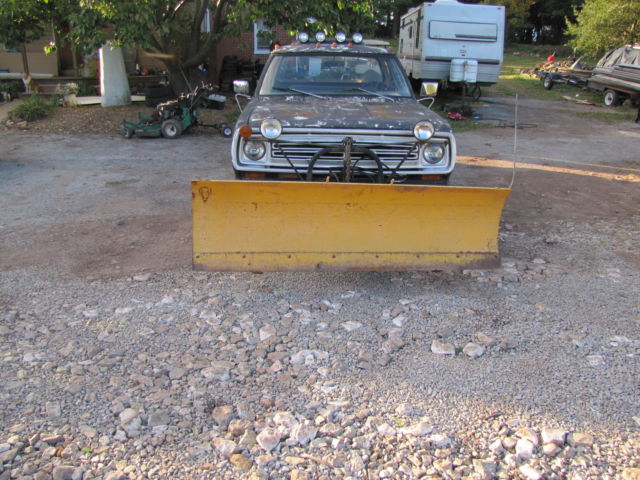 1973 dodge w100 ram plow truck 4x4 1973 Dodge Ram 1500 base