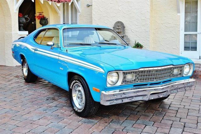 1973 Plymouth Duster Spectacular Broadcast Sheet Low Miles Factory A/C must be seen - photo 3
