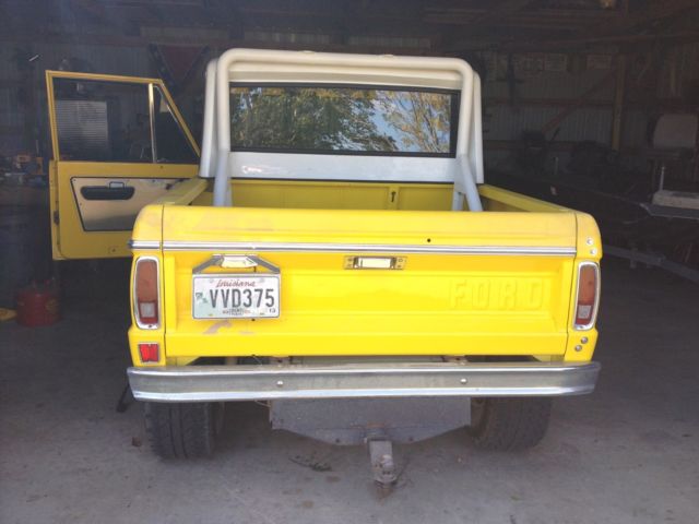 1973 Early Bronco 66-77 Yellow, With Freshly Rebuilt 302. 1973 Ford Bronco