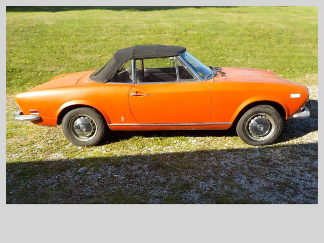1973 Fiat 124 Sport Convertible 1973 Fiat 124 Spider NO RESERVE Sport 1600 Convertible