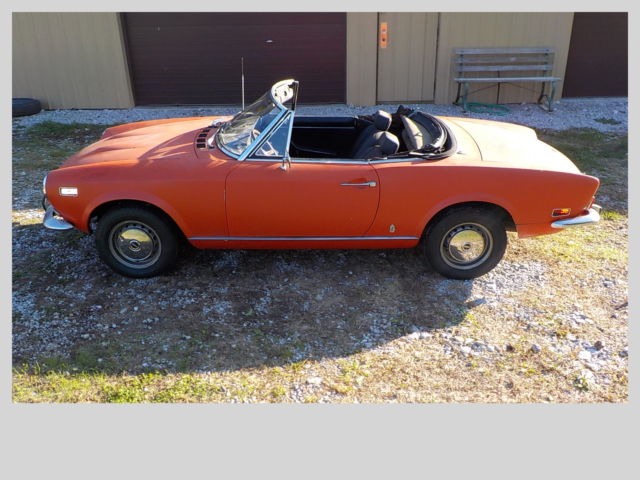 1973 Fiat 124 Spider NO RESERVE Sport 1600 Convertible - photo 5