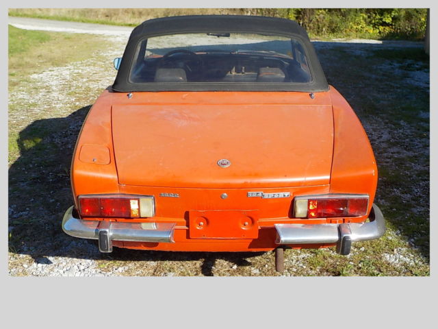 1973 Fiat 124 Spider NO RESERVE Sport 1600 Convertible - photo 8