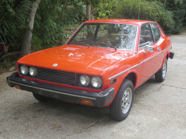 1973 FIAT 128 SPORT COUPE 1973 Fiat Other red