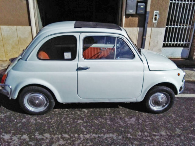 1973 Fiat 500 110F model L Luxury White 1973 Fiat 500