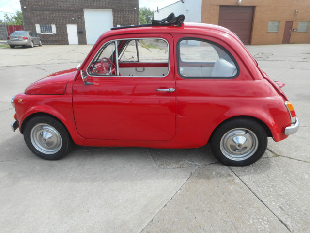 1973 Fiat 500 - 22K Actual Miles - Stick - Super Clean In & Out - Must-See! 1973 Fiat 500 NO RESERVE AUCTION - LAST HIGHEST BIDDER WINS CAR!
