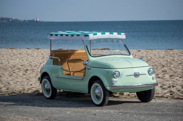 1973 Fiat Jolly - Stunning Mint Green with Wicker Seats and Matching Canopy 1973 Fiat Jolly