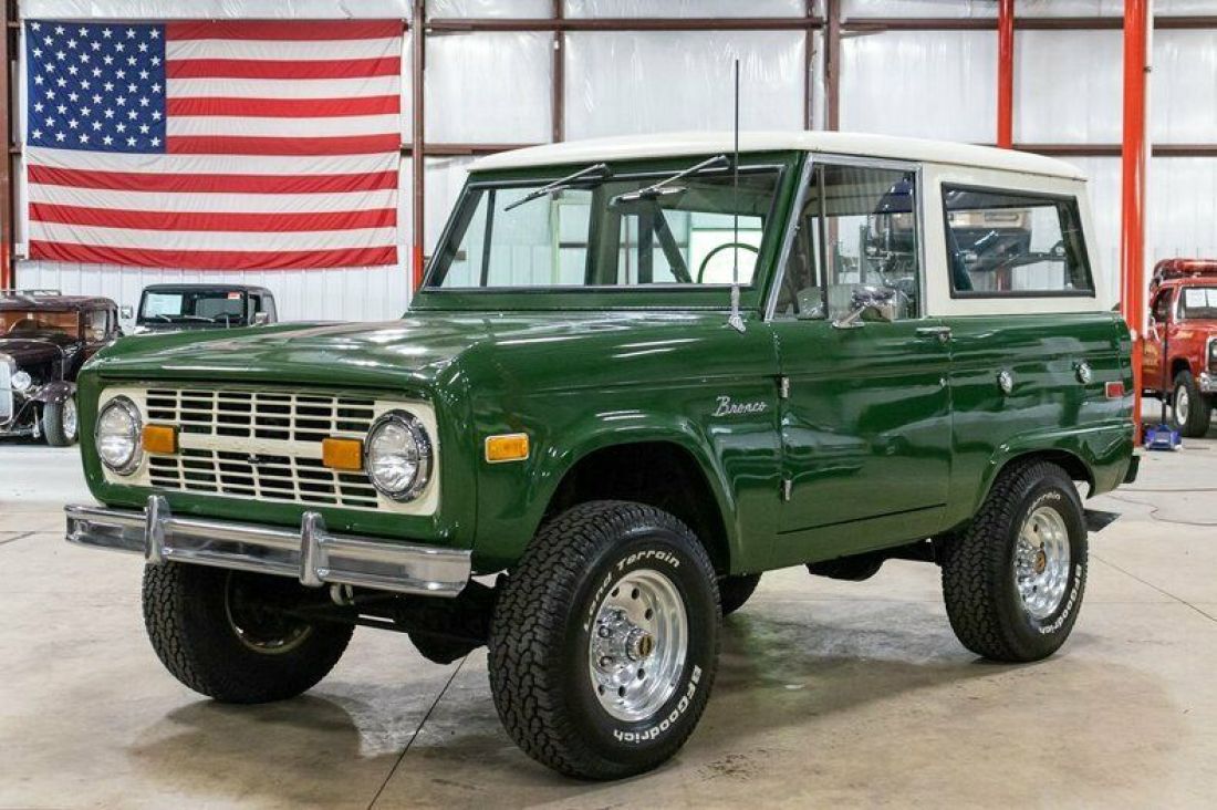 1973 Ford Bronco 10363 Miles Mallard Blue SUV 302cid V8 3-Speed Manual 1973 Ford Bronco