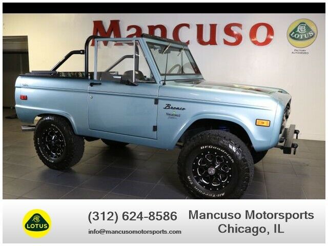 1973 Ford Bronco Restomod 30246 Miles Sea Foam Blue 302 V8 Automatic 1973 Ford Bronco Restomod