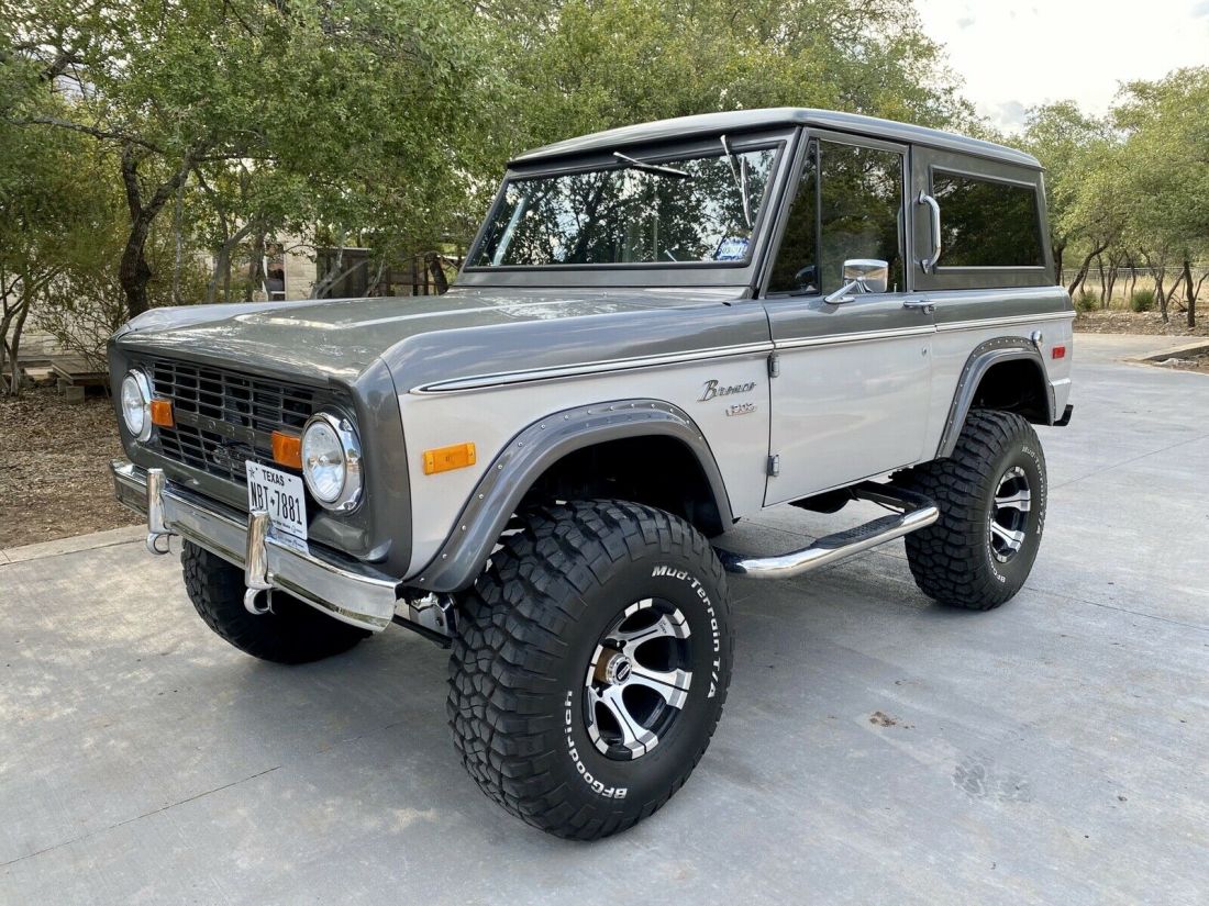 1973 Ford Bronco SUV Grey 4WD Automatic 1973 Ford Bronco