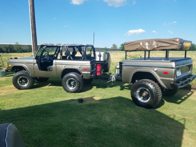 1973 Ford Bronco with tent trailer. No reserve! 1973 Ford Bronco