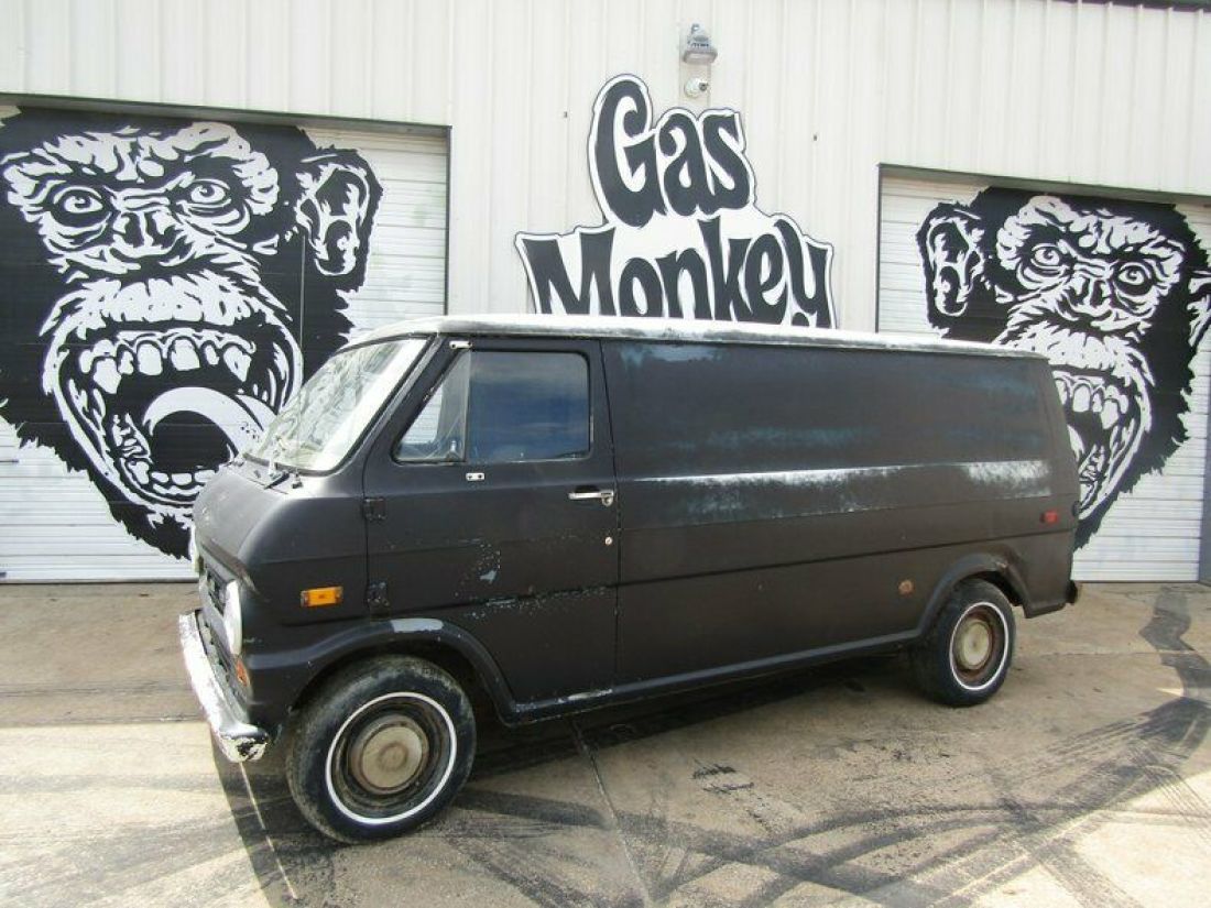 1973 Ford Econoline Super Van V8 A/C Project offered by Gas Monkey Garage 1973 Ford Econoline Van