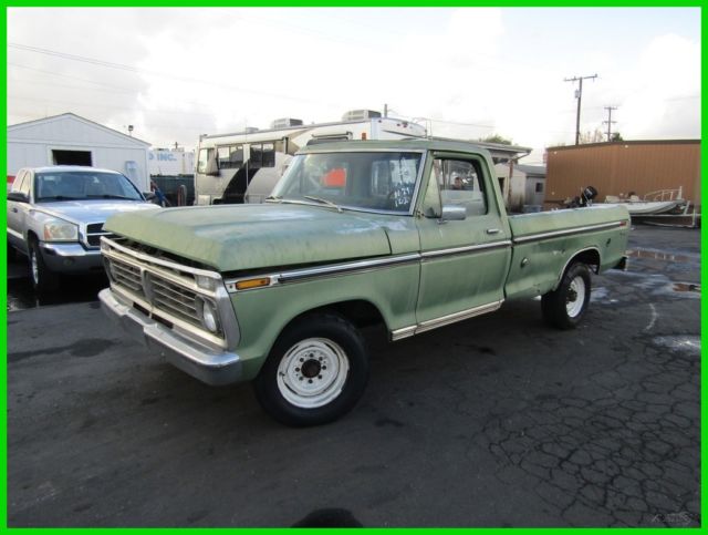 1973 Ford F-250 Ranger 8-Cylinder Gas Automatic NO RESERVE 1973 Ford F-250