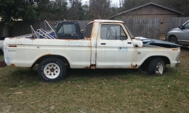1973 Ford F100 custom pickup truck body rat rod 1973 Ford F-100