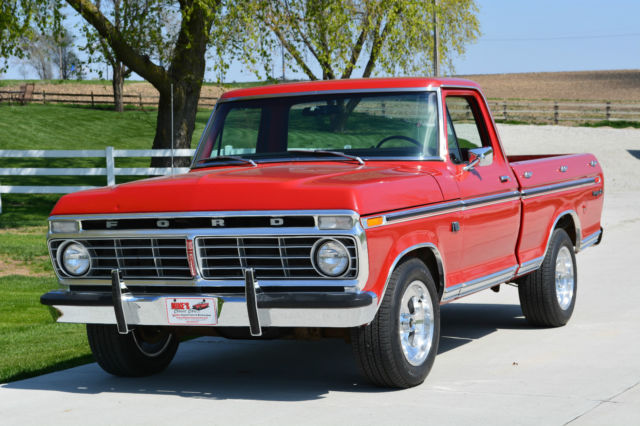 1973 Ford F100 Ranger XLT Short box 390 V8 Original Paint 47,000 Miles A/C Nice! 1973 Ford F-100 XLT Ranger