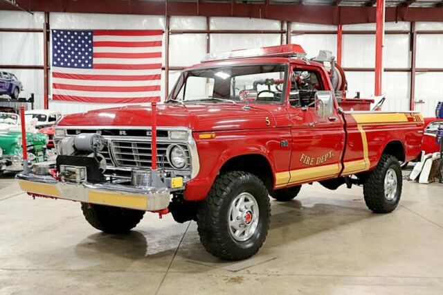 1973 Ford F250 18061 Miles Red Pickup Truck 360ci V8 Automatic 1973 Ford F-250 --