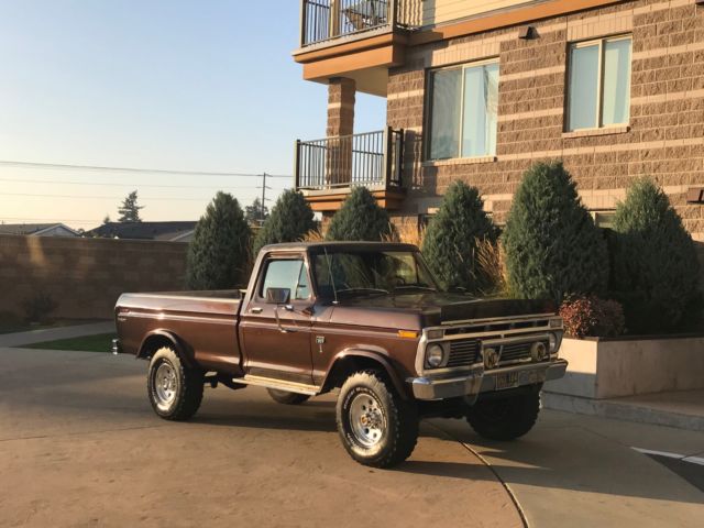 1973 Ford F250 4x4 Ranger XLT Hi Boy V-8 428 Cobra Jet Engine WORLDWIDE AUCTION 1973 Ford F-250 RANGER XLT