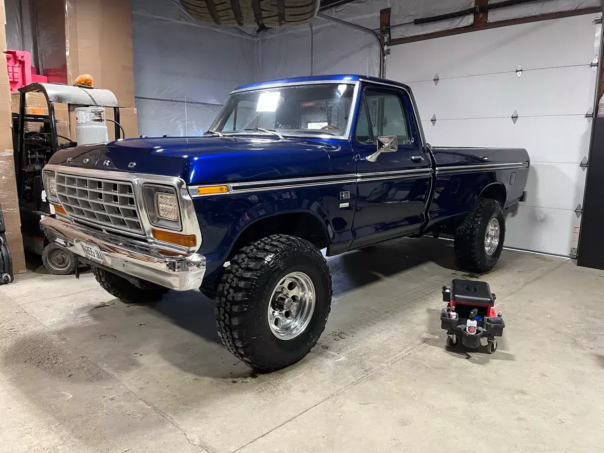 1973 Ford F250 Pickup Blue 4WD Manual Ranger 1973 Ford F250 Ranger