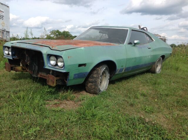 1973 Ford Gran Torino fastback 351c Cobra Jet toploader 4 speed Q code 9" rear 1973 Ford Torino