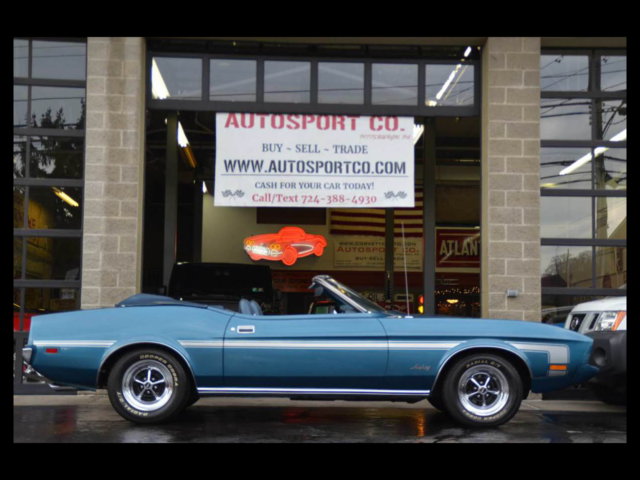 1973 Ford Mustang 2-Door Convertible 302 V8 w/Auto Tranmission "Fact 75010 Miles 1973 Ford Mustang 2-Door Convertible 302 V8 w/Auto Tranmission "Fact