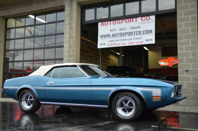 1973 Ford Mustang 2-Door Convertible 302 V8 w/Auto Tranmission "Fact - photo 2