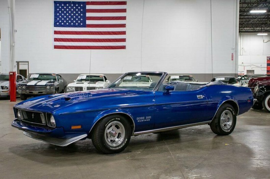 1973 Ford Mustang 40076 Miles Blue 351cid V8 Automatic 1973 Ford Mustang