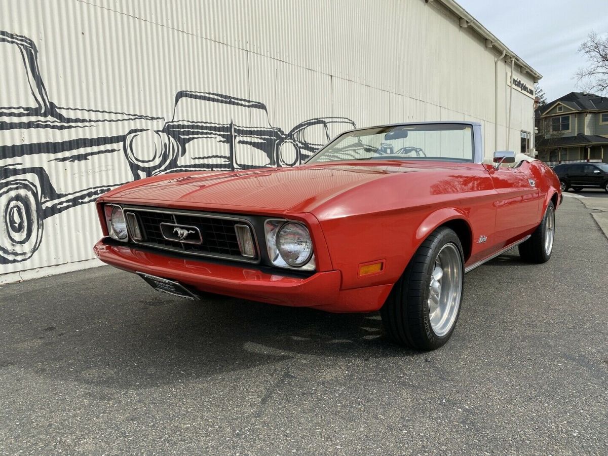 1973 Ford Mustang 68394 Miles Red Convertible 1973 Ford Mustang