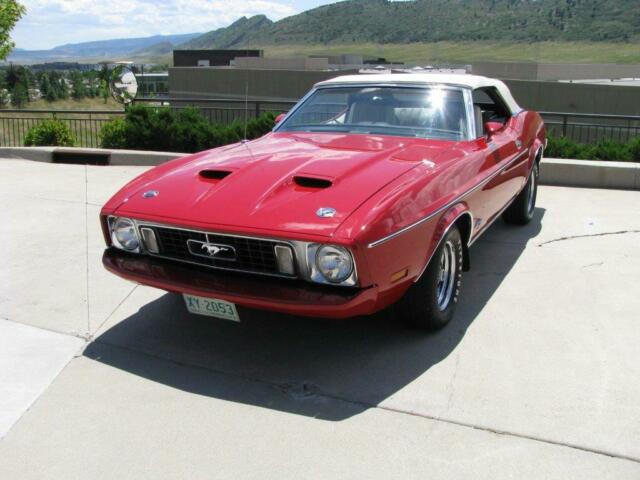 1973 Ford Mustang Convertible - 351 V8 - Mach 1 Hood -NO rust- 91k actual miles! 1973 Ford Mustang Mustang Convertible